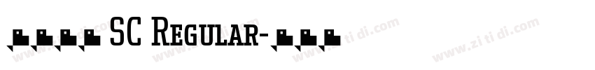 华文粗宋 SC Regular字体转换